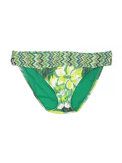 Pre-owned Lucky Brand Swimsuit Bottoms In Green