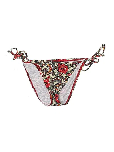 Pre-owned Lucky Brand Swimsuit Bottoms In Red