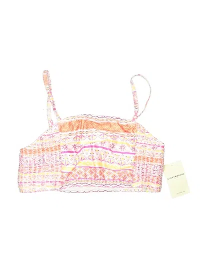 Lucky Brand Swimsuit Top Pink Swimwear