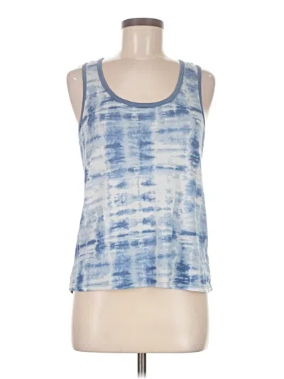 Pre-owned Lucky Brand Tank Top Blue Halter Neckline Tops