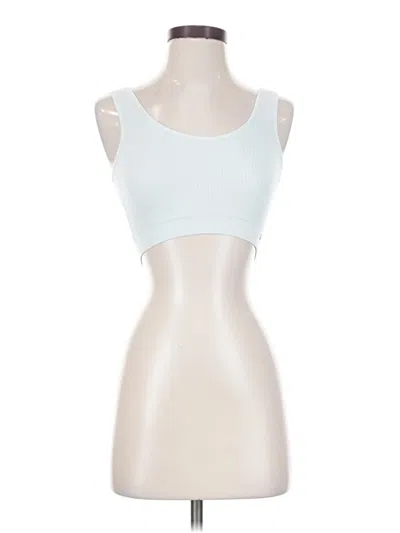 Pre-owned Lucky Brand Tank Top Blue Strapless Neckline Tops
