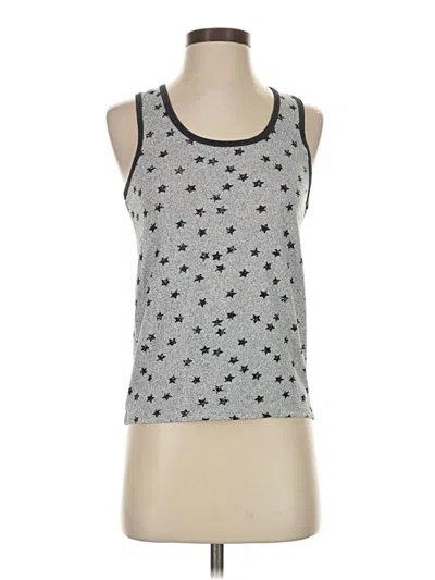 Pre-owned Lucky Brand Tank Top Gray Halter Neckline Tops