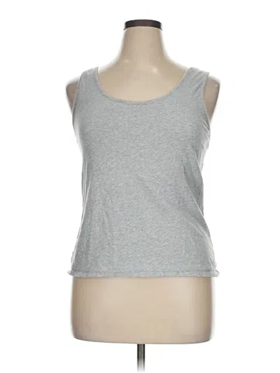 Pre-owned Lucky Brand Tank Top Gray Strapless Neckline Tops