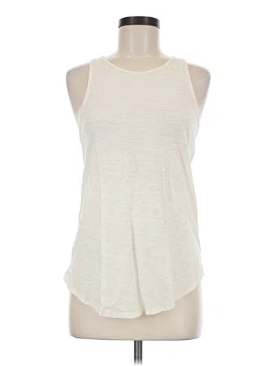 Pre-owned Lucky Brand Tank Top Ivory Halter Neckline Tops