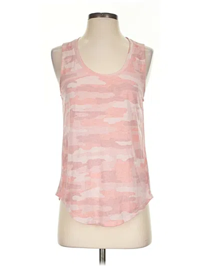 Pre-owned Lucky Brand Tank Top Pink Halter Neckline Tops