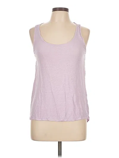 Pre-owned Lucky Brand Tank Top Purple Halter Neckline Tops