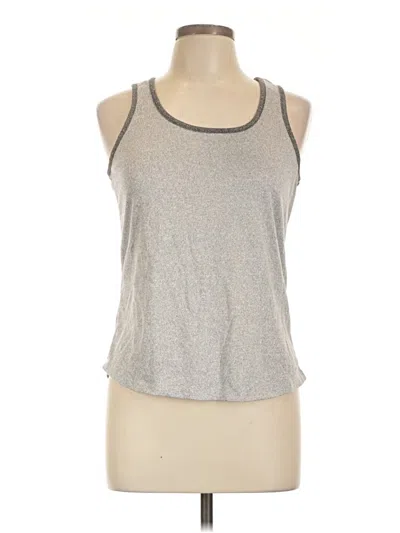 Pre-owned Lucky Brand Tank Top Silver Halter Neckline Tops