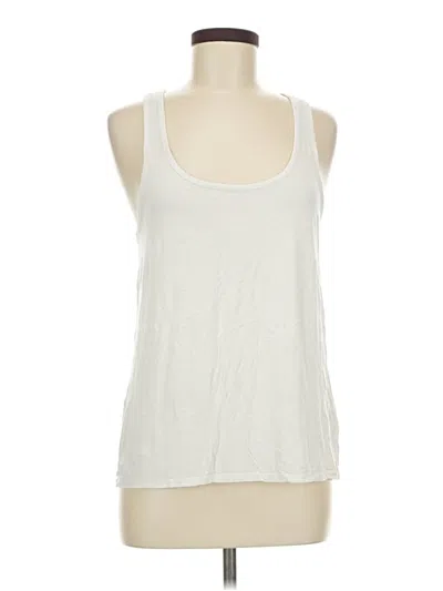 Pre-owned Lucky Brand Tank Top White Halter Neckline Tops