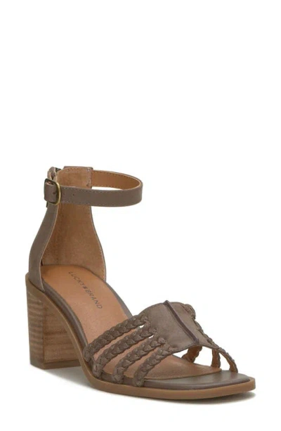 Lucky Brand Tasmina Block Heel Sandal In Coffee Quartz Sumhaz