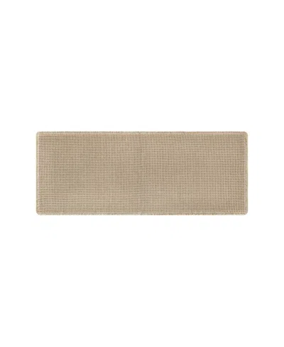 Lucky Brand Taylor Solid Waffle Weave Bath Rugs, 24" X 60" In Brown