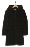 LUCKY BRAND LUCKY BRAND TEDDY FAUX SHEARLING HOODED COAT