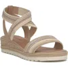Lucky Brand Thimba Ankle Wrap Espadrille Sandal In Brown