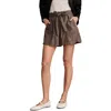 Lucky Brand Tie Waist Hemp Shorts In Raven