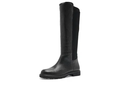 Lucky Brand Tralla Knee High Boots Women's Boots Black: 6.5 B - Medium, Leather In Multi