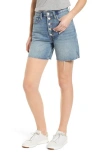 Lucky Brand Traveler Cutoff Denim Shorts In Blue