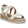 Lucky Brand Women's Trianna Strappy Espadrille Wedge Sandals In White