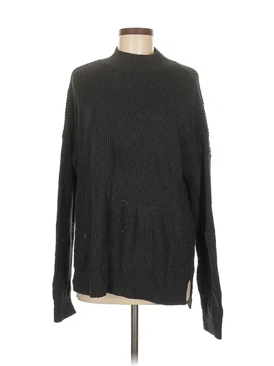 Pre-owned Lucky Brand Turtleneck Sweater In Black