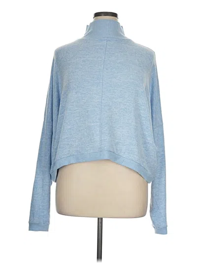 Pre-owned Lucky Brand Turtleneck Sweater In Blue