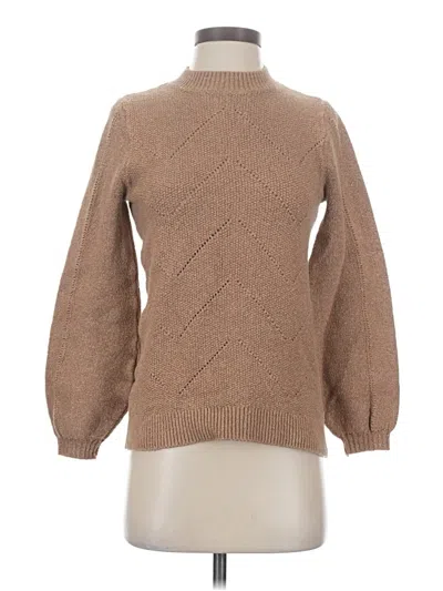 Pre-owned Lucky Brand Turtleneck Sweater In Brown