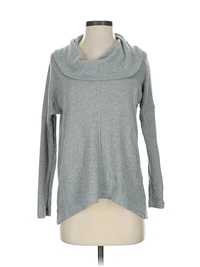 Pre-owned Lucky Brand Turtleneck Sweater In Gray