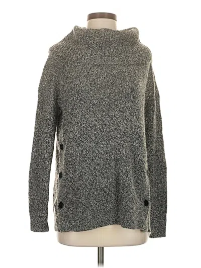 Pre-owned Lucky Brand Turtleneck Sweater In Gray