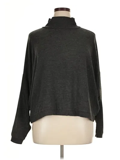 Pre-owned Lucky Brand Turtleneck Sweater In Gray
