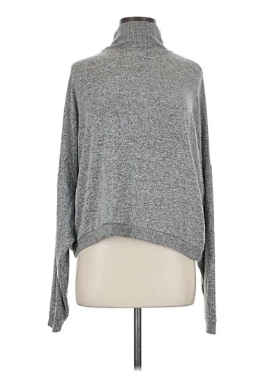 Pre-owned Lucky Brand Turtleneck Sweater In Gray