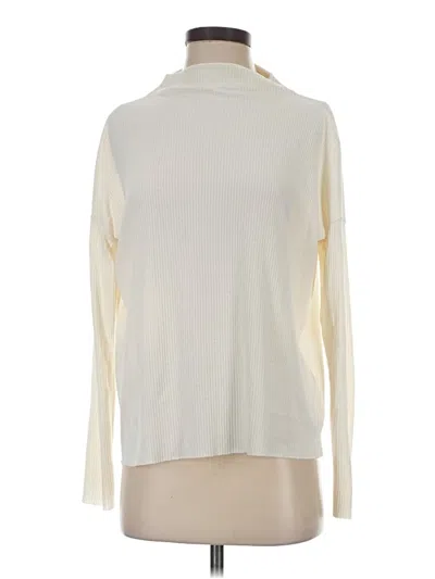 Pre-owned Lucky Brand Turtleneck Sweater In Ivory