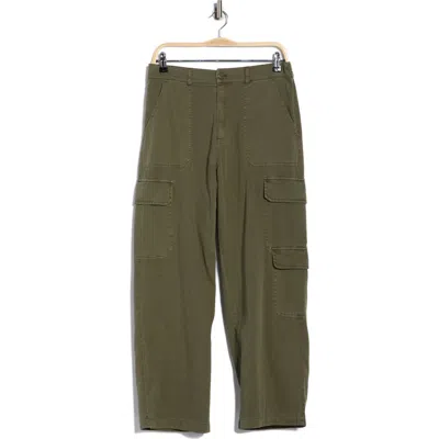 Lucky Brand Twill Cargo Pants In Green