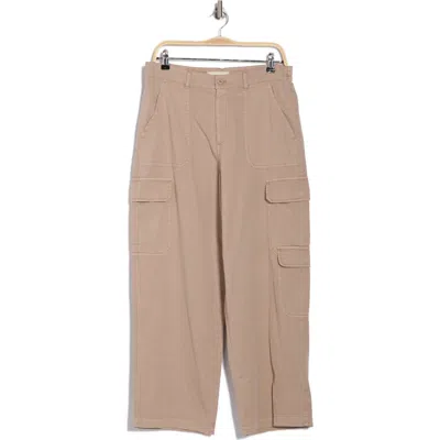 Lucky Brand Twill Cargo Pants In Washed Blush