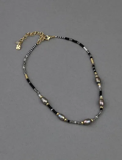 Lucky Brand Two Tone Beaded Collar Necklace