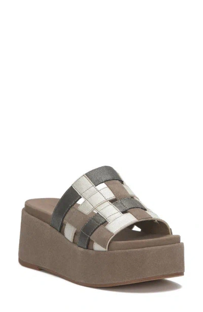 Lucky Brand Ulrich Platform Sandal In Gray