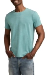 Lucky Brand Venice Burnout Crewneck T-shirt In Blue