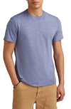 Lucky Brand Venice Burnout Crewneck T-shirt In Blue