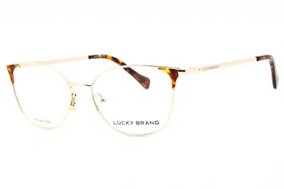Lucky Brand Vlbd125 Cat Eye Metal Eyeglasses In Gold
