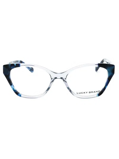 Lucky Brand Vlbd237 Eyeglasses In Blue Havana
