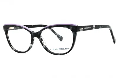Lucky Brand Vlbd239 Cat Eye Acetate Eyeglasses In Brown