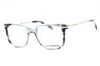 Lucky Brand Vlbd248 Rectangular Acetate Eyeglasses In Blue