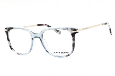 Lucky Brand Vlbd248 Rectangular Acetate Eyeglasses In Blue