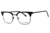 Lucky Brand Vlbd322 Rectangular Metal Frame Eyeglasses In Black