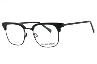 Lucky Brand Vlbd322 Rectangular Metal Frame Eyeglasses In Black