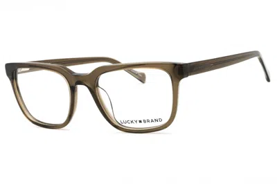 Lucky Brand Vlbd420 Rectangular Acetate Eyeglasses In Olive