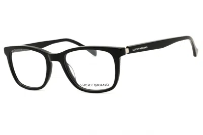 Lucky Brand Vlbd425 Rectangular Acetate Eyeglasses In Black