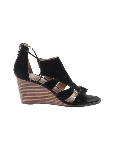 Pre-owned Lucky Brand Wedges In Black