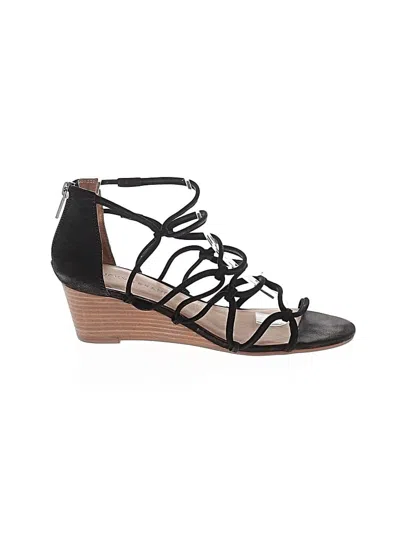 Pre-owned Lucky Brand Wedges In Black