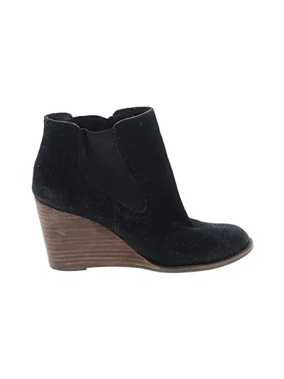 Pre-owned Lucky Brand Wedges In Black