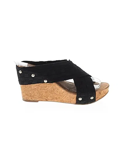 Pre-owned Lucky Brand Wedges In Black