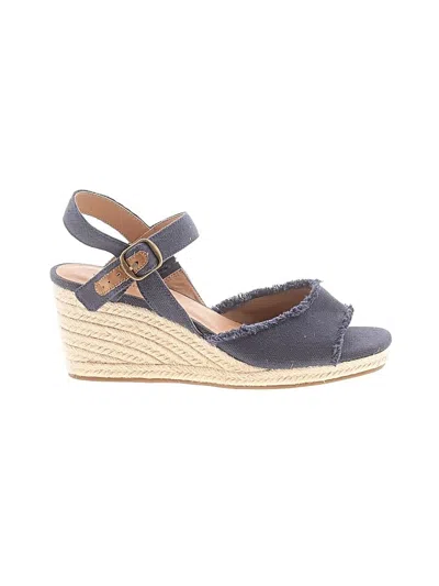 Pre-owned Lucky Brand Wedges In Blue