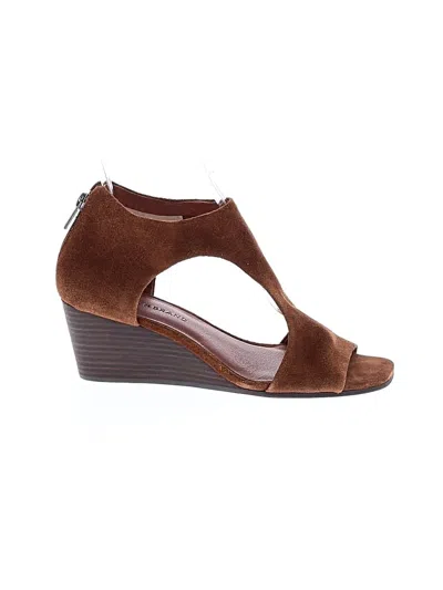 Pre-owned Lucky Brand Wedges In Brown