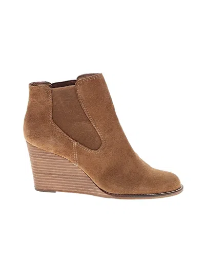 Pre-owned Lucky Brand Wedges In Brown